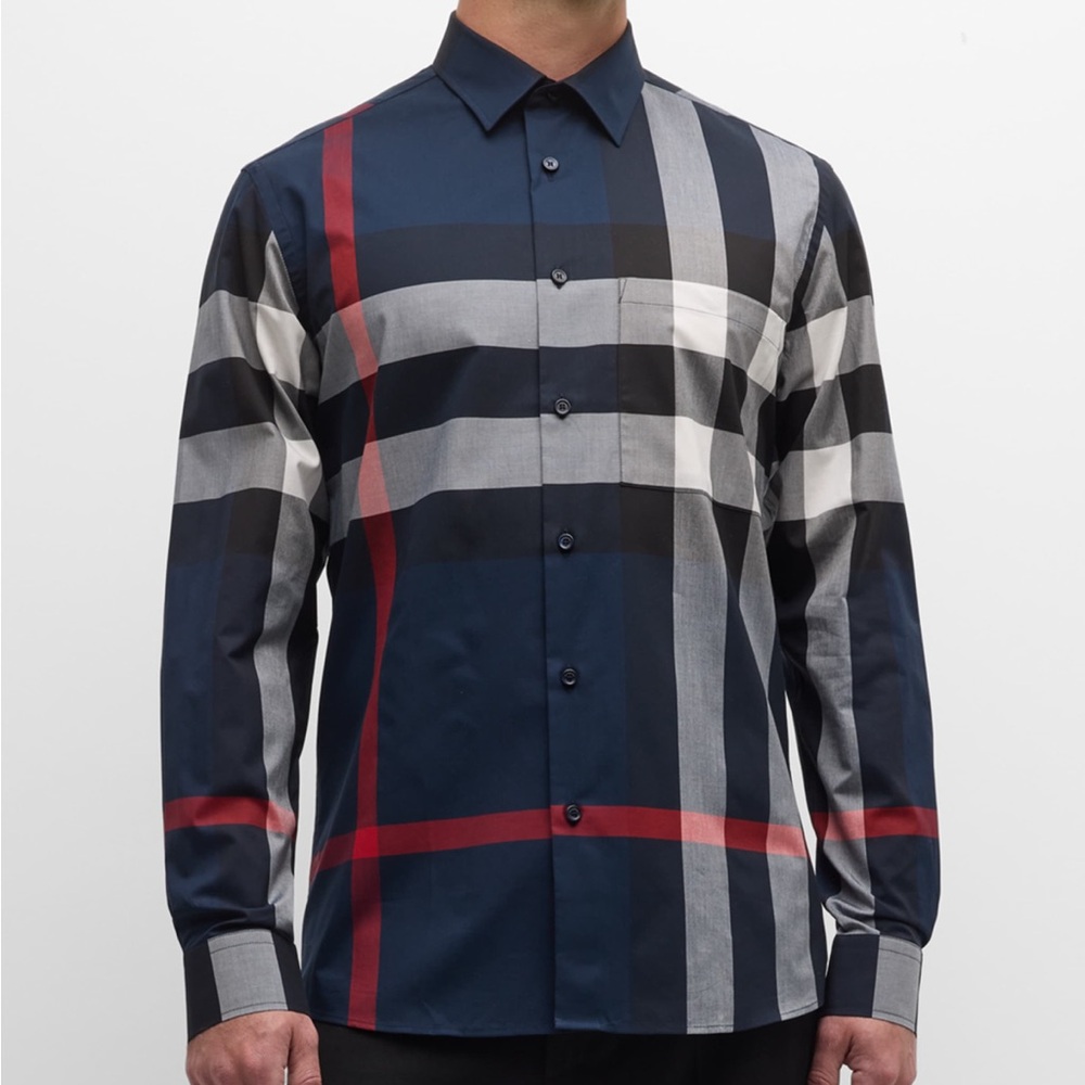 Burberry Button Up ๐๐๐งต - Picture 4 of 11